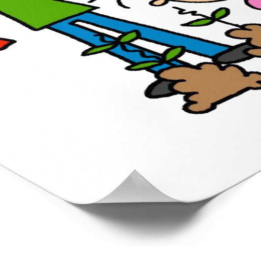 Strichmännchen Pflanze a Tree Tshirts und Geschenk Poster (Ecke)