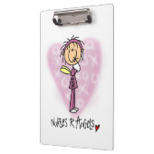 Strichmännchen pflegt r-Engels-Klemmbrett Klemmbrett (Links)