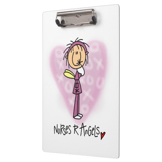 Strichmännchen pflegt r-Engels-Klemmbrett Klemmbrett (Links)