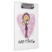 Strichmännchen pflegt r-Engels-Klemmbrett Klemmbrett (Rechts)