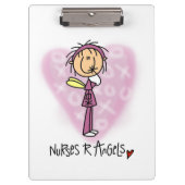 Strichmännchen pflegt r-Engels-Klemmbrett Klemmbrett (Vorderseite)