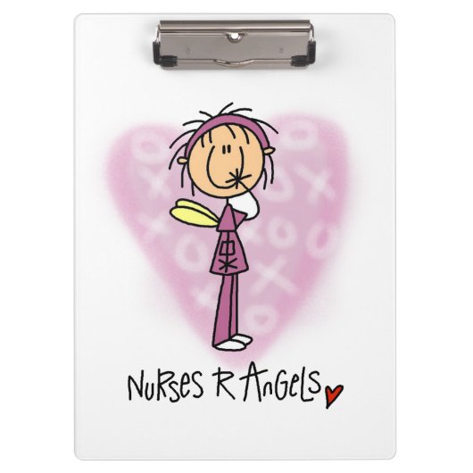 Strichmännchen pflegt r-Engels-Klemmbrett Klemmbrett (Vorderseite)