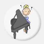 Strichmännchen Piano Magnet (Vorne)