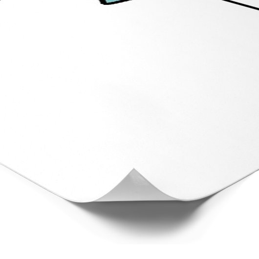 Strichmännchen Poster (Ecke)