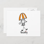 Strichmännchen Postkarte (Vorne/Hinten)