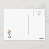 Strichmännchen Postkarte (Rückseite)