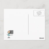 Strichmännchen Postkarte (Rückseite)
