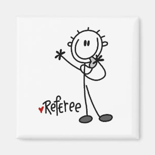Strichmännchen-Referent-T - Shirts und Geschenke Magnet