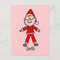 Strichmännchen Santa Claus Tshirts und Geschenke