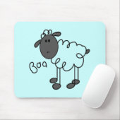 Strichmännchen-Schaf-T-Shirts und Geschenke Mousepad (Mit Mouse)