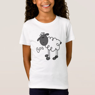 Strichmännchen-Schaf-T-Shirts und Geschenke T-Shirt