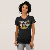 Strichmännchen scherzt 100 Tage intelligenter T-Shirt (Vorne ganz)