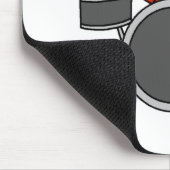 Strichmännchen-Schlagzeuger Mousepad (Ecke)