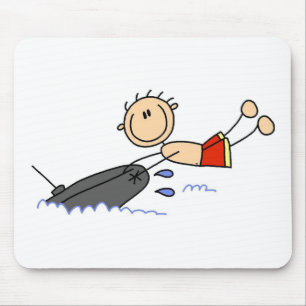 Strichmännchen-Schläuche Mousepad