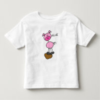 Strichmännchen-Schwein-T-Shirts und Geschenke
