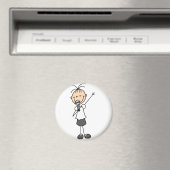 Strichmännchen Singer Magnet (In Situ (Geschirrspüler))