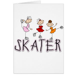 Strichmännchen-Skater-T-Shirts und Geschenke