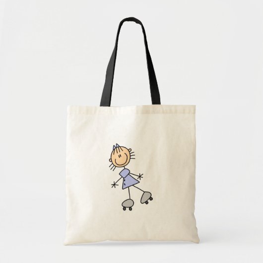 Strichmännchen-Skater-Tasche Tragetasche (Vorne)