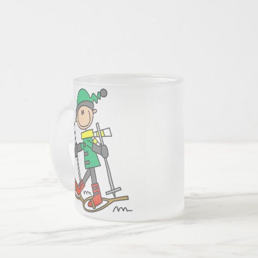 Strichmännchen Snowshoeing Mattglastasse (Vorderseite Links)