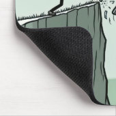 Strichmännchen Spaß für das neue Jahr 2026 Mousepad (Ecke)