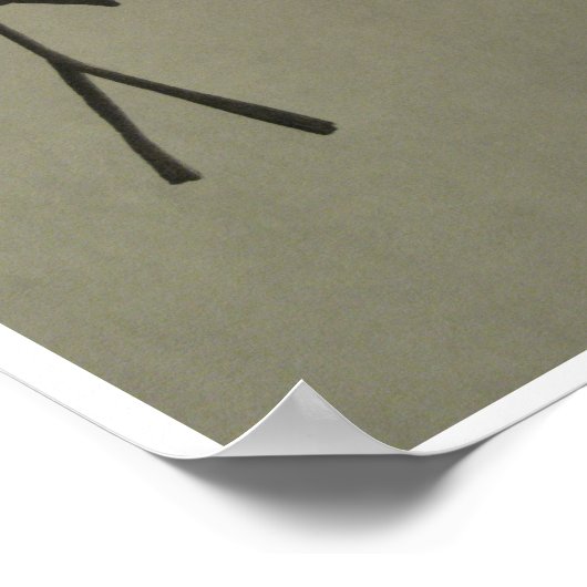 Strichmännchen-Tattoos Poster (Ecke)