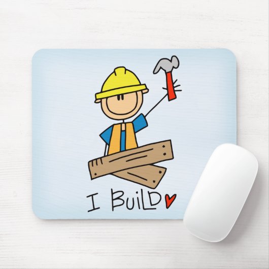 Strichmännchen-Tischler Mousepad (Mit Mouse)