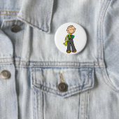 Strichmännchen-Trompete-Knopf Button (Beispiel)