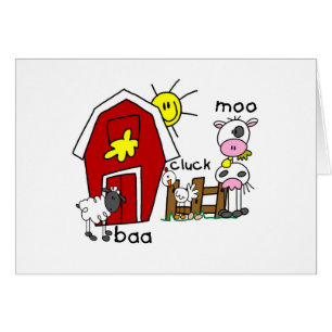 Strichmännchen-Vieh-T-Shirts und Geschenke