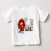 Strichmännchen-Vieh-T-Shirts und Geschenke Baby T-shirt (Vorderseite)