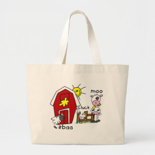 Strichmännchen-Vieh-T-Shirts und Geschenke Jumbo Stoffbeutel