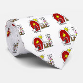 Strichmännchen-Vieh-T-Shirts und Geschenke Krawatte (Gerollt)