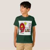 Strichmännchen-Vieh-T-Shirts und Geschenke T-Shirt (Vorne ganz)