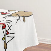 Strichmännchen Weihnachtsfest Rentier Holiday Tabl Tischdecke (Beispiel)