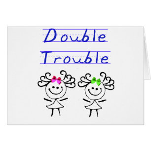 Strichmännchendoppelmädchen