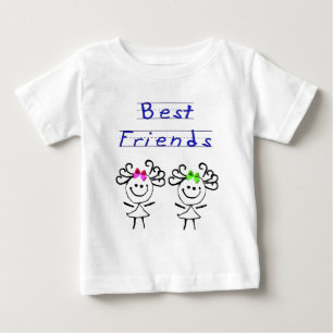 Strichmännchens beste Freunde Baby T-shirt