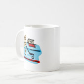 Strichmännchenspieler Kaffeetasse (Vorderseite Links)