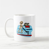 Strichmännchenspieler Kaffeetasse (Links)