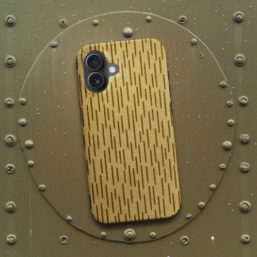 Strichtarn Camouflage Classic Worn Raindrop Case-Mate iPhone Hülle