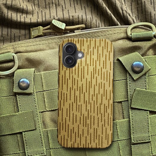 Strichtarn Camouflage Classic Worn Raindrop Case-Mate iPhone Hülle