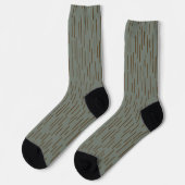 Strichtarn-Regentropfen-Tarnung Regenmuster Camo Socken (Linkes Detail)