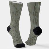 Strichtarn-Regentropfen-Tarnung Regenmuster Camo Socken (Gewinkelt)