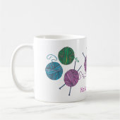 Strick 1, Stricknadeln, Garne, genannt Kaffeetasse (Links)