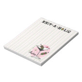Strick-A-Holic Notizblock (Rotiert)