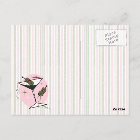 Strick-A-Holic Postkarte (Rückseite)