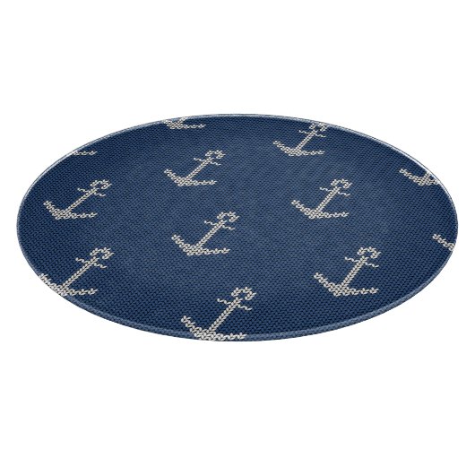 Strick-Anker Schneidebrett (Ecke)