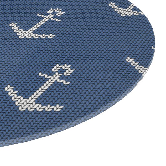 Strick-Anker Schneidebrett (Ecke)