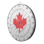 Strick-Art-Ahorn-Blatt-strickendes Motiv Dartscheibe (Vorderseite rechts)