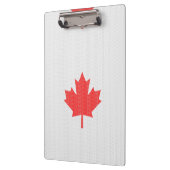 Strick-Art-Ahorn-Blatt-strickendes Motiv Klemmbrett (Links)