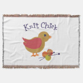 Strick Chick Decke (Vorderseite)