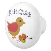 Strick Chick Keramikknauf (Rechts)